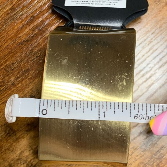 Chunky gold colored bracelet - Picture 10 of 11